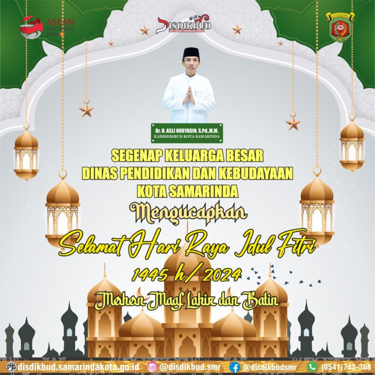 SELAMAT HARI RAYA IDUL FITRI 1445 H 2024 DISDIKBUD