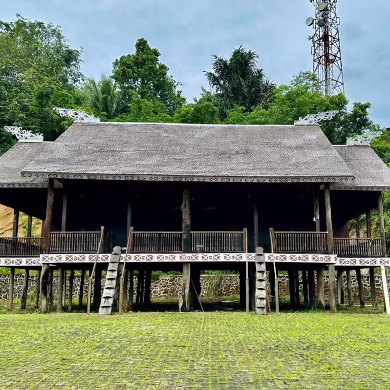 Rumah Adat Dayak Jpeg