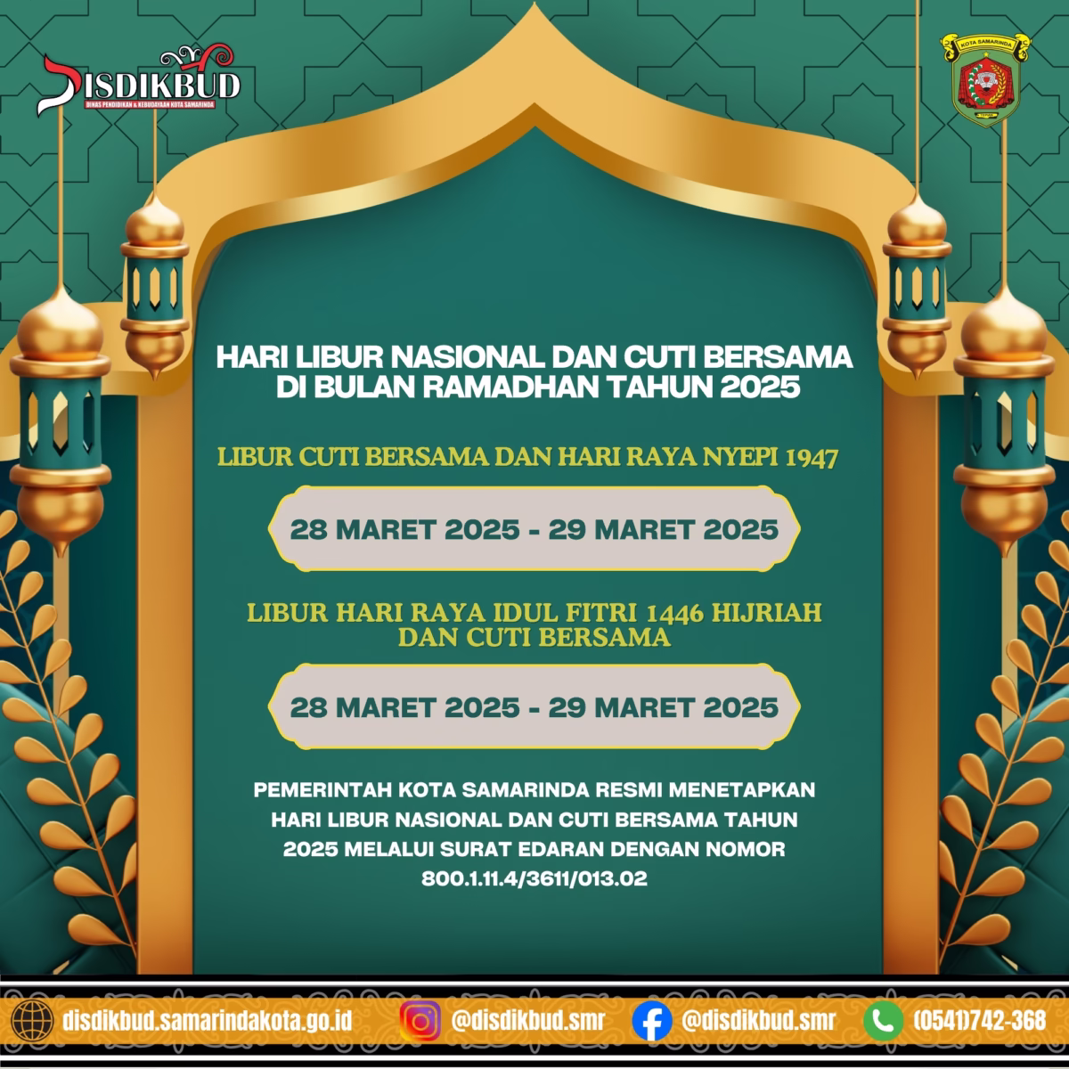 JADWAL HARI LIBUR IDUL FITRI DAN HARI RAYA NYEPI 2025 Scaled