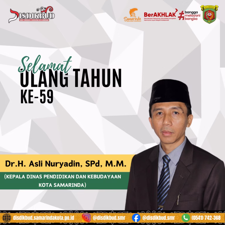 Selamat Ulang Tahun Dr. Asli Nuryadin SPd M.M Png